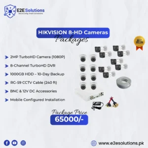 HIKVISION 8-HD Cameras Packages